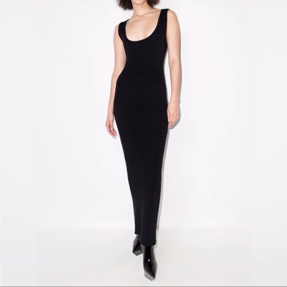 Alex evenings black maxi dress 22W